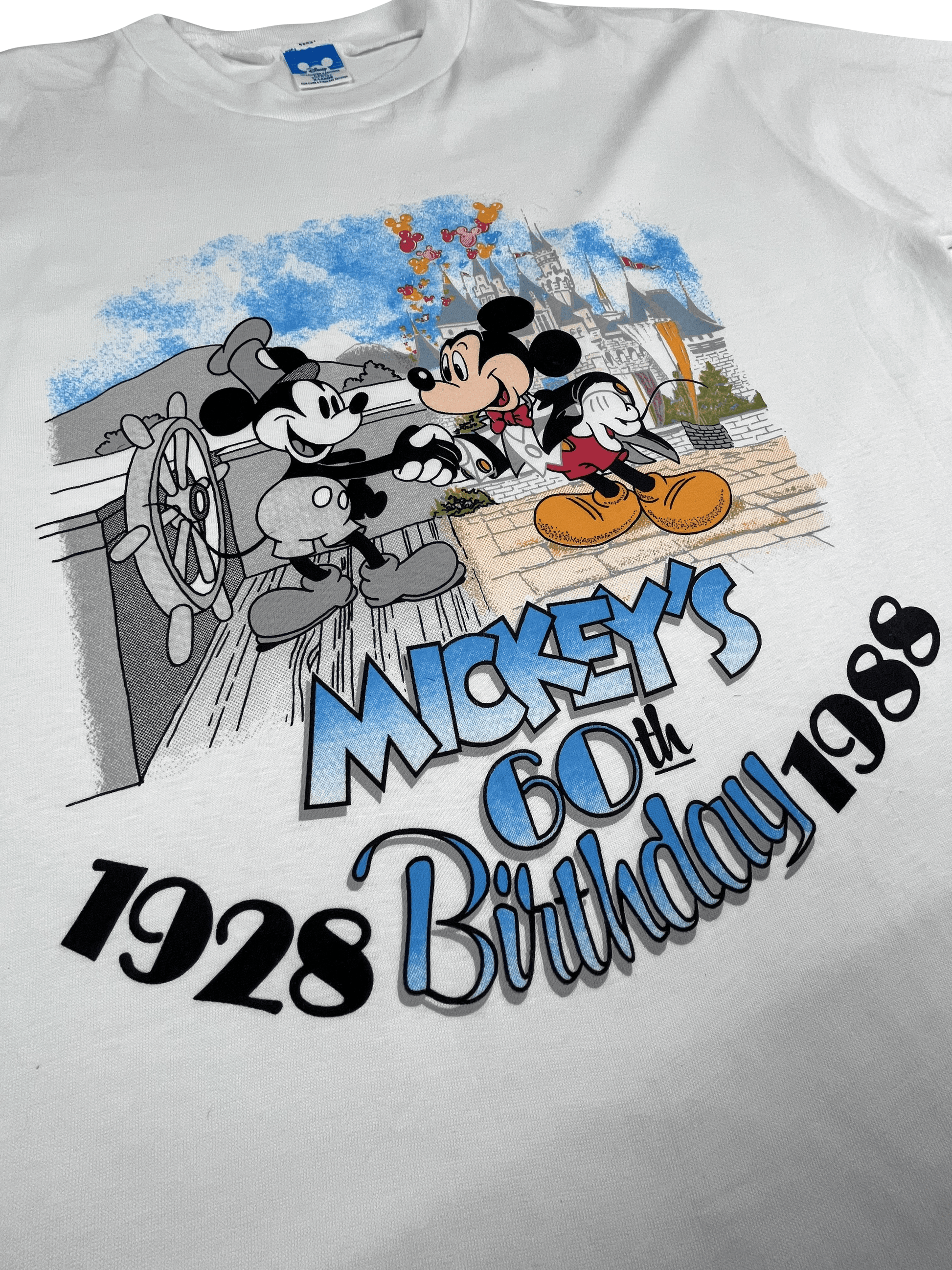 1988 MICKEYS 60th BIRTHDAY T - SHIRT - XL - Lucky AvenueT - Shirt