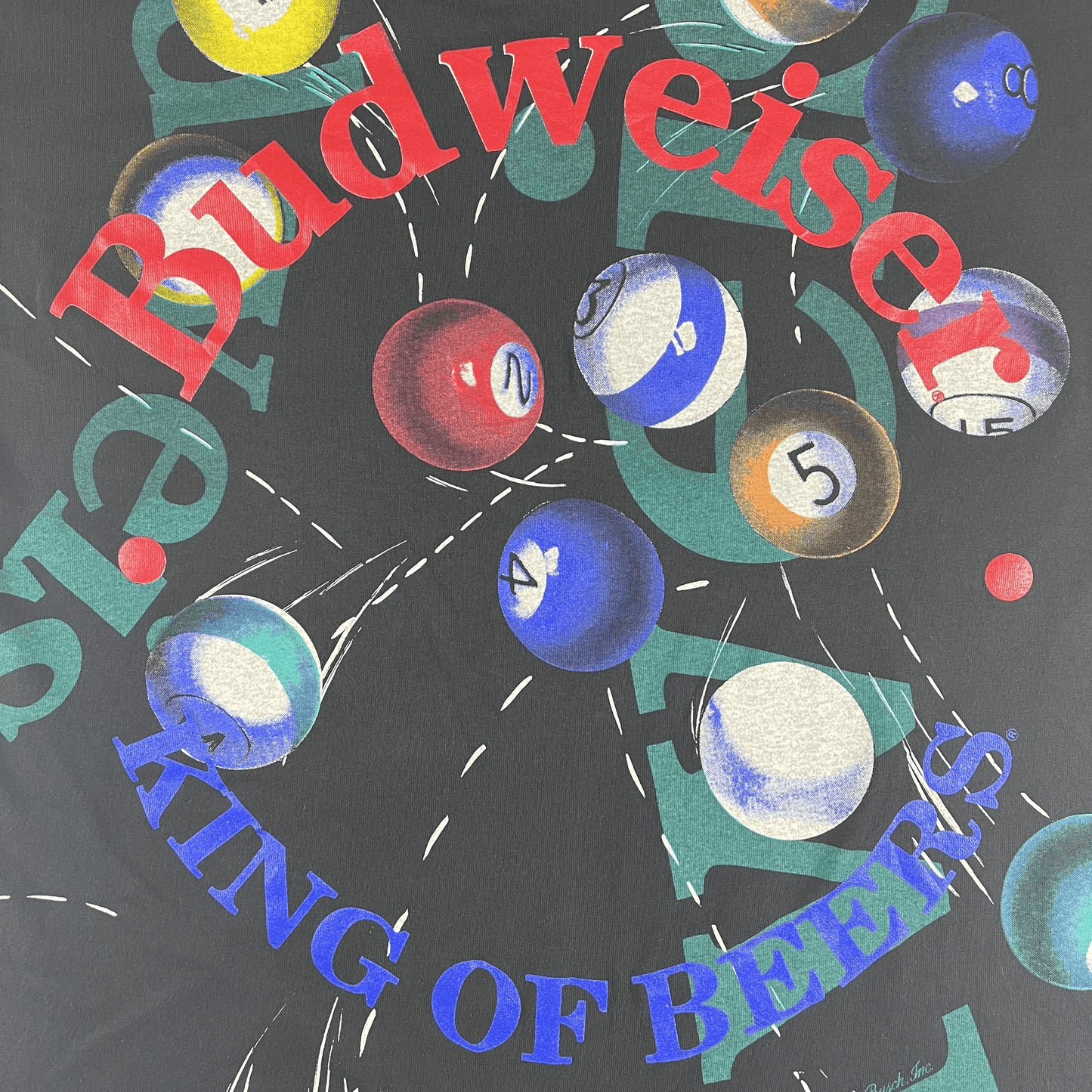 1992 BUDWEISER POOL T - SHIRT | XXL - Lucky AvenueT-Shirt