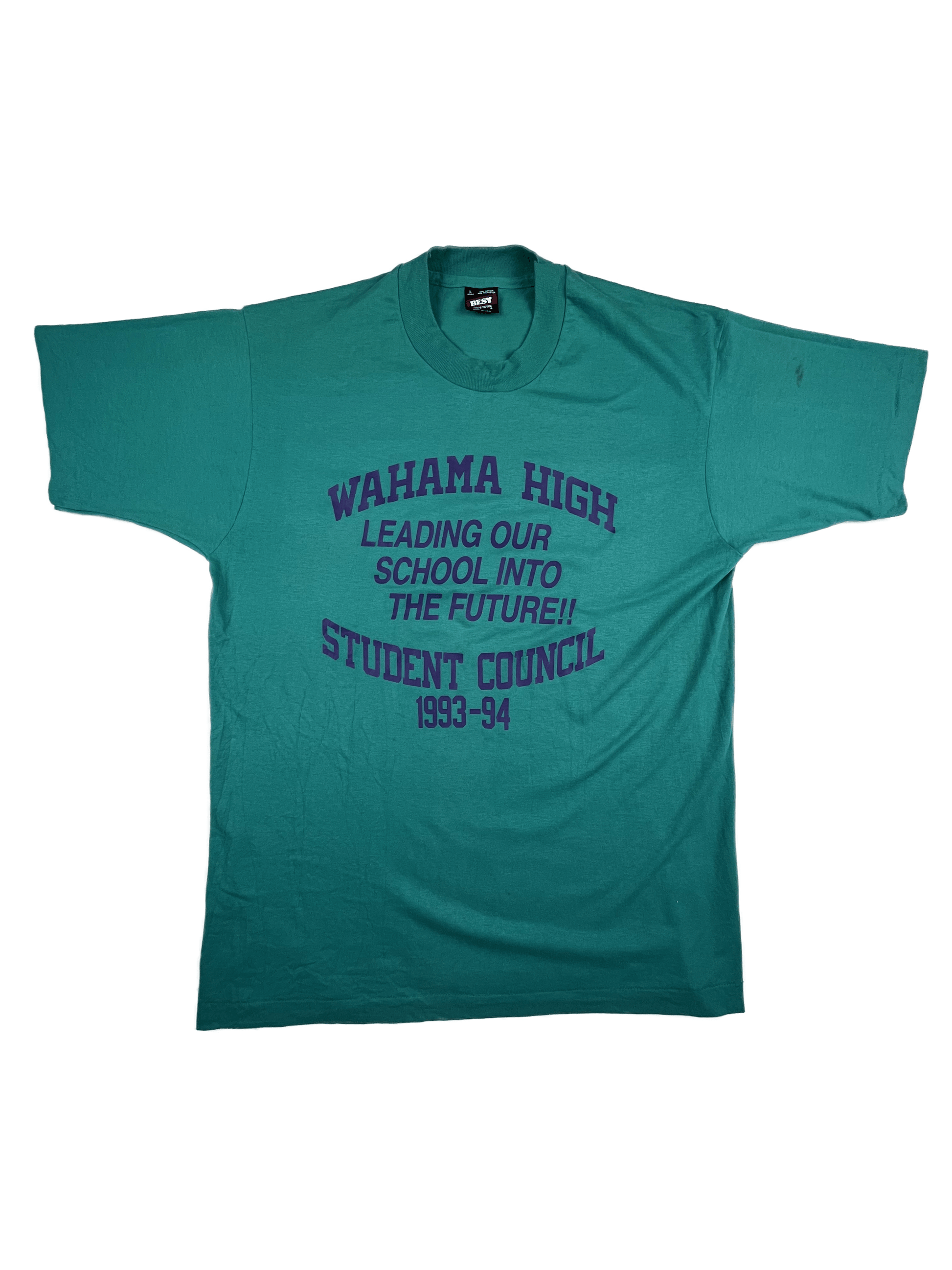 1993 Wahama High Student Council T - Shirt - XL - Lucky AvenueT - Shirt